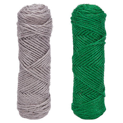 2Rolls 2 Colors Jute Cord
