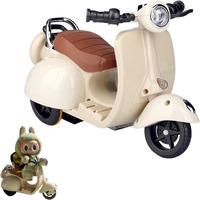 Labubu Scooter Toy with Light and Music, Interactive Rotating Toy for Labubu, Cute Labubu Have a Seat Toy, Labubu Decor Deskt...
