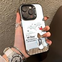 Faith and Fashion Girl Pattern Phone Case for IPhone 16 E 15 14 Pro Max 13 12 11 XR XS Plus Shockproof Drop Protection Durabl...