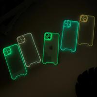 Luminous Phone Case for 16 Pro Max 15 14 12 13 11,16 15 14 Plus Fluorescence Glowing in The Darkness Shockproof Clear Soft TP...