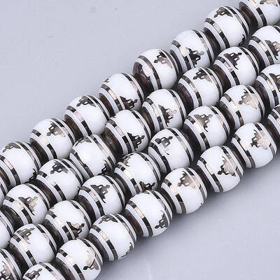 Electroplate Glass Beads Strands