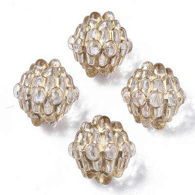 Plating Transparent Acrylic Beads