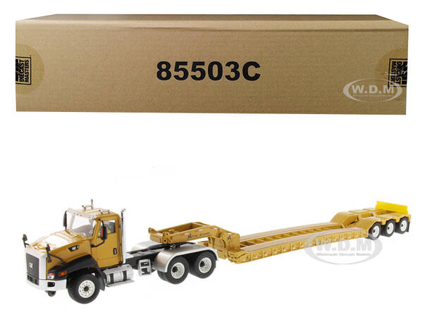 Cat Caterpillar CT660 Day Cab with XL 120 Low-Profile HDG Lowboy Trailer and Operator \