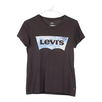Levis Spellout T-Shirt - XS Grey Cotton