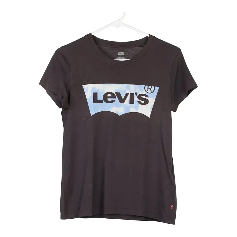 Levis Spellout T-Shirt - XS Grey Cotton