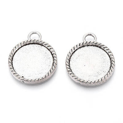 Tibetan Style Alloy Pendant Cabochon Settings