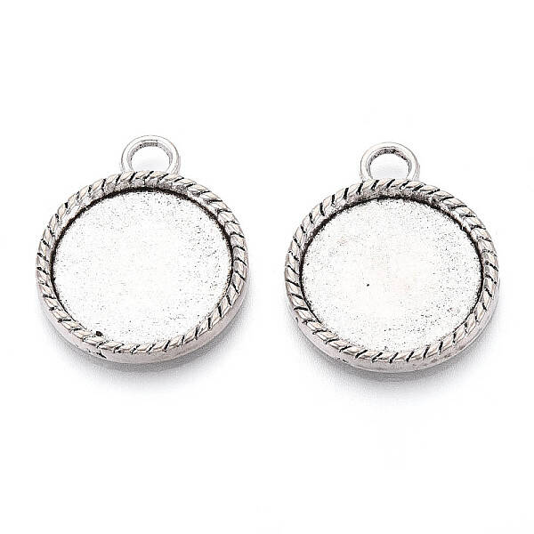 Tibetan Style Alloy Pendant Cabochon Settings
