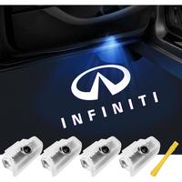No Fade  Door Lights Logo Compatible with Infiniti, LED Welcome Lights Accessories for Q50 Q60 Q70 G25 G37 QX50/56/60/70/80 M...