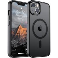 Magnetic for iPhone 16/15/14/113/12 series Case  (Compatible with MagSafe)(10 FT Military Grade Drop Protection) Slim Translu...
