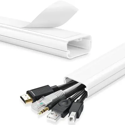 Wall Mounted Cable Cover, Cable Hider For Wall Mounted TV, Paintable Wall Cable Cover To Hide Wires