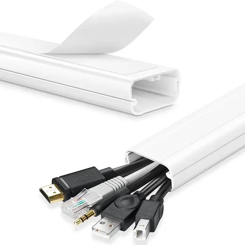 Wall Mounted Cable Cover, Cable Hider For Wall Mounted TV, Paintable Wall Cable Cover To Hide Wires