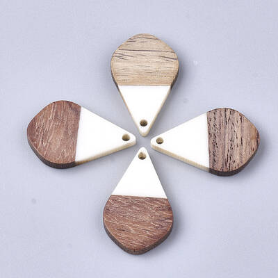 Resin & Walnut Wood Pendants