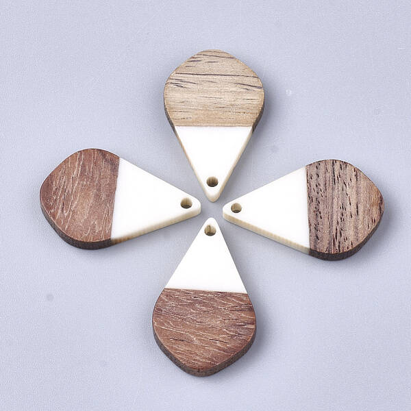 Resin & Walnut Wood Pendants