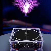 Music Tesla Coil Music Box, Plug and Play Artificial Touch-Controlled Audio Input Wireless Science Experiment Interactive Mus...