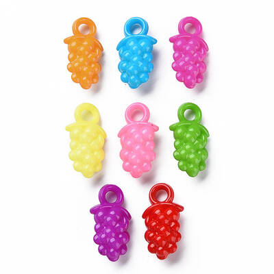 Autumn Theme Opaque Acrylic Pendants