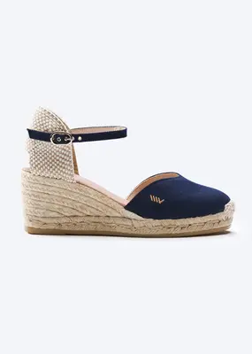 Reus Canvas Espadrille Wedges | Color: Black | Size: 6.5