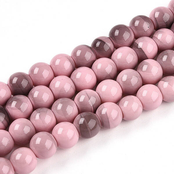 Baking Painted Glass Beads Strands