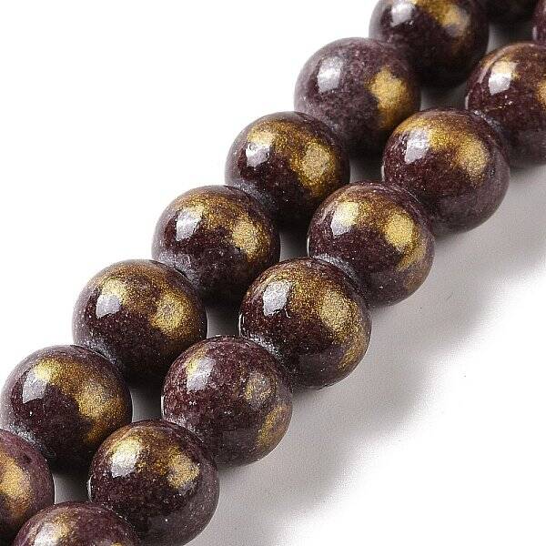 Natural Mashan Jade Beads Strands
