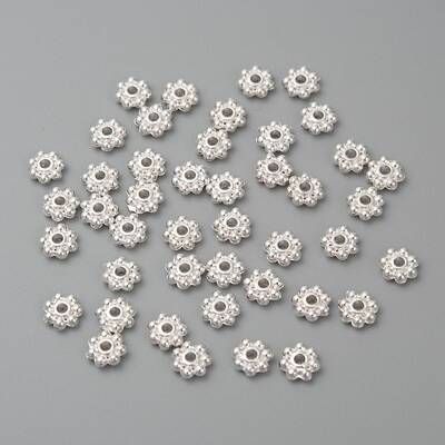 Alloy Beads Daisy Spacer Beads