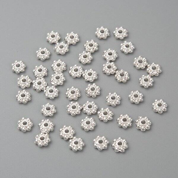 Alloy Beads Daisy Spacer Beads