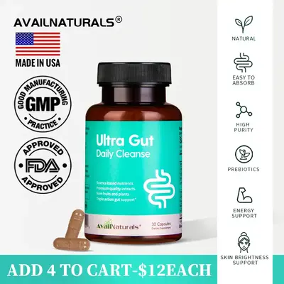 Beat Bloat & Constipation: 15-Day Colon Cleanse Capsules with Probiotics & Psyllium