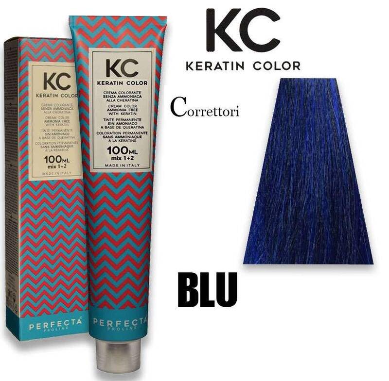 Kc Cheratina Crema Colorante 100 Ml Blu