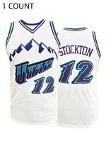 Men's Letter & Number Embroidery Basketball Jersey, Loose Breathable Comfortable Sleeveless Basketball Vest, Basketball Cloth...