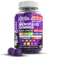 Menopause Supplement for Women Gummies | Black Cohosh, Wild Yam, DIM, Magnesium, Red Clover Chasteberry Balance Relief Night ...