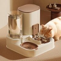 Gift For Pets, Pet Food Dispenser & Water Dispenser, 2 in 1 Pets Automatic Feeder, Large Capacity Pet Feeding Dispensers for...