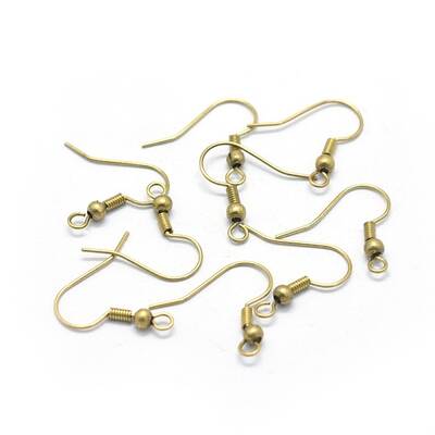 Brass Earrings Hook Findings