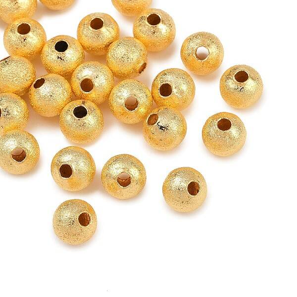 Textured Brass Beads