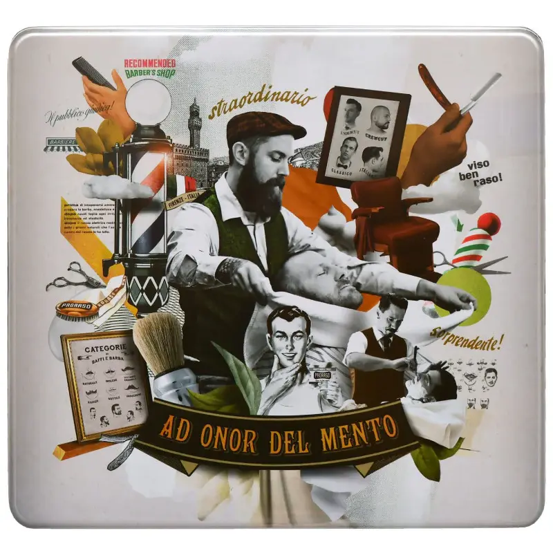 Beard kit Proraso Wood & Spice - Set 100 ml + 200 ml + 30 ml