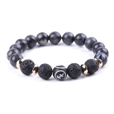 Natural Lava Rock Stretch Bracelets