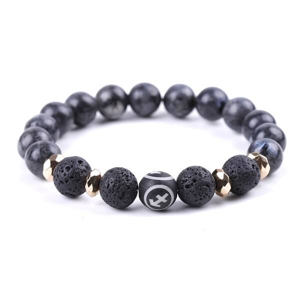 Natural Lava Rock Stretch Bracelets