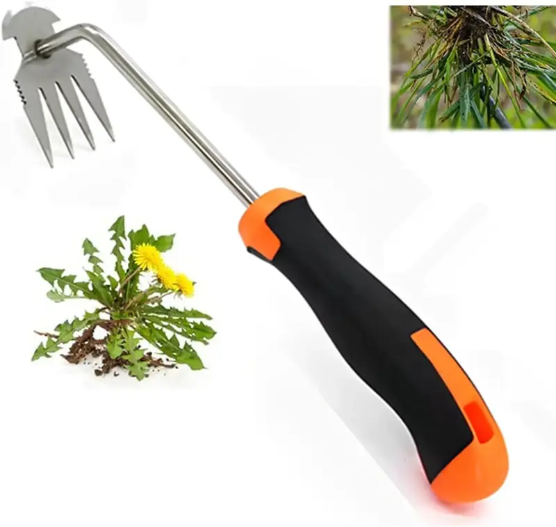 Weed Puller Tool, 2024 New Durable Garden Weed Pulling Tool, Portable Garden Weeder Tool for Vegetable Gardening Backyard Far...