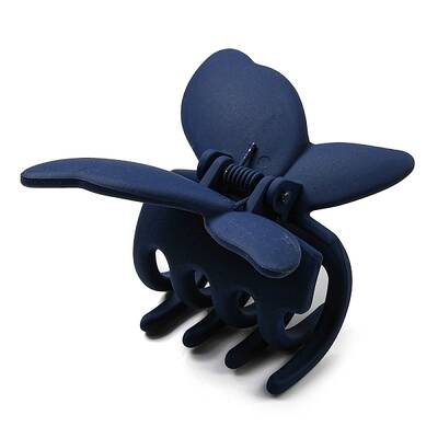 Frosted Butterfly Hair Claw Clip