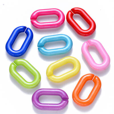 Opaque Acrylic Linking Rings