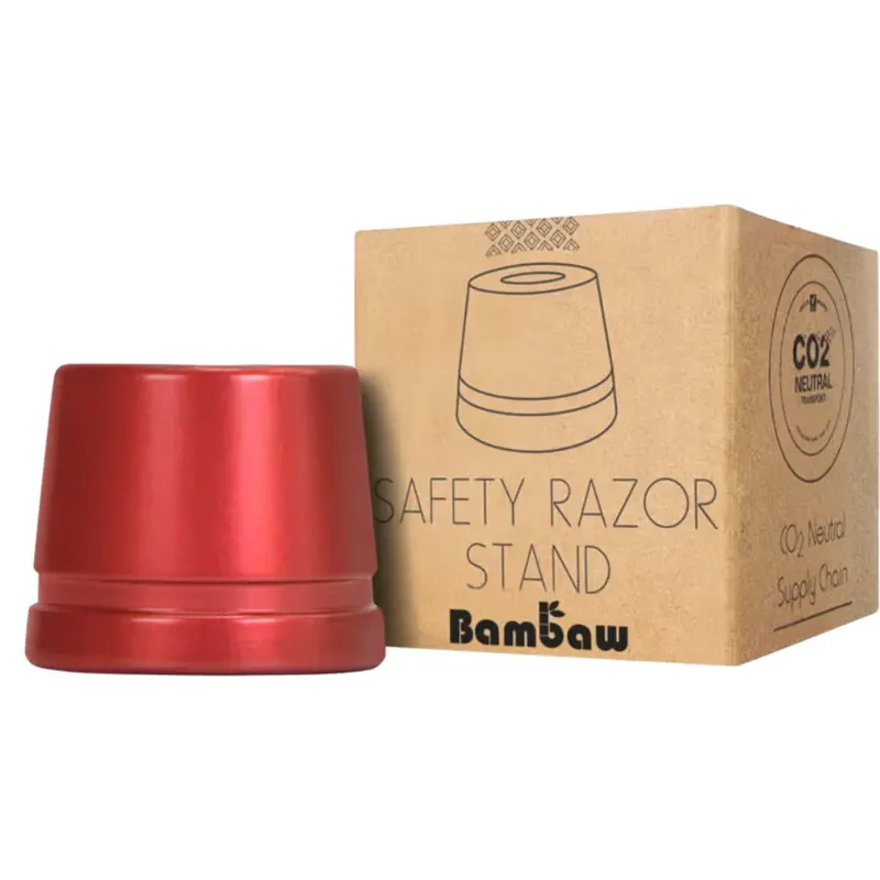 Bambaw Red Safety Razor Stand