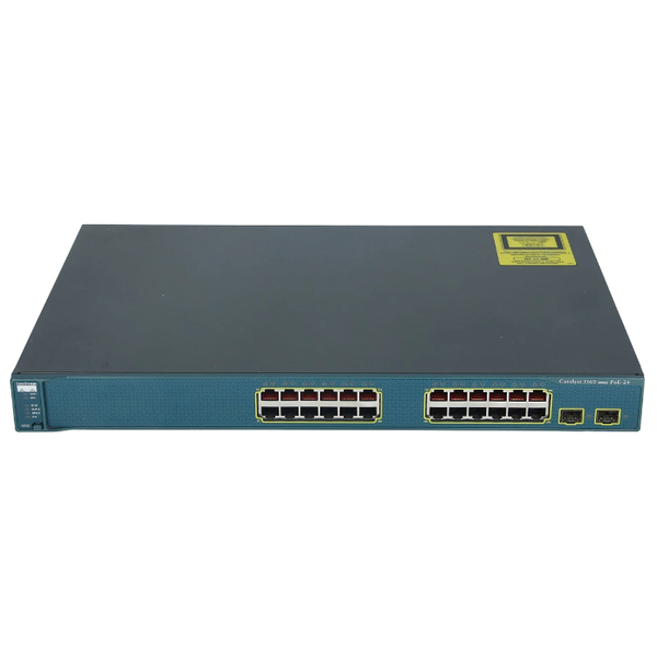 WS-C3560-24PS-S-RF Cisco C3560-24PS 24-Port + 2-Port SFP L3 Switch