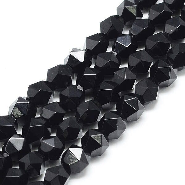 Natural Black Onyx Beads Strands