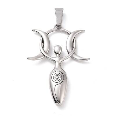 Non-Tarnish 304 Stainless Steel Manual Polishing Big Pendants