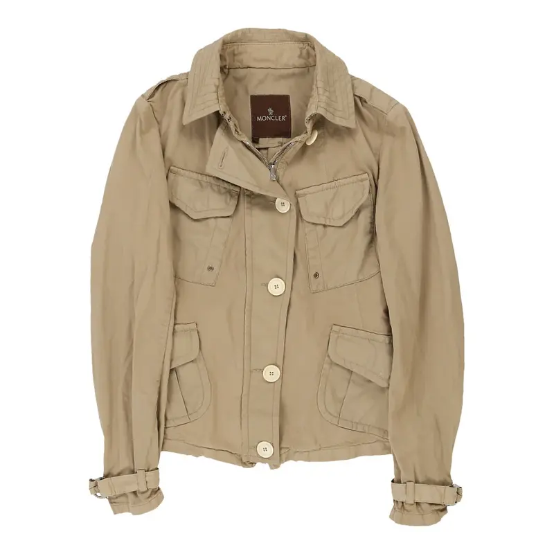 Moncler Jacket - Small Beige Cotton | Size: small