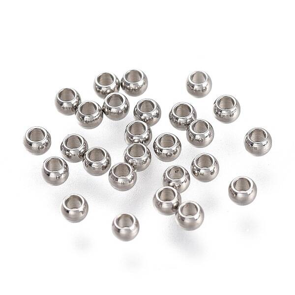 Tarnish Resistant 202 Stainless Steel Beads