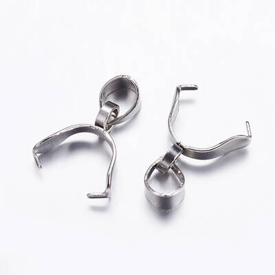 Tarnish Resistant 304 Stainless Steel Pinch Bails