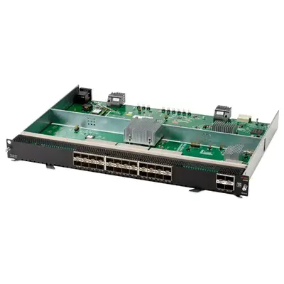 R0X43-61001 HP Aruba 6400 24 x Ports 10GBase-X SFP+ + 4 x Ports SFP56 RJ-45 Connector Expansion Module
