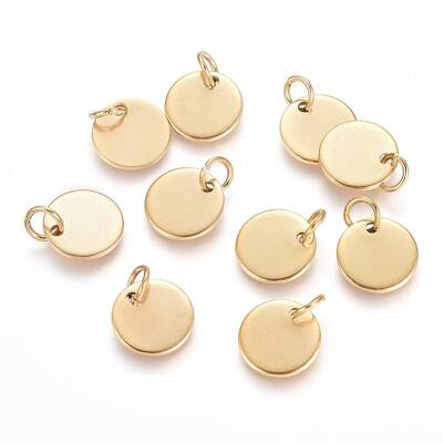 Ion Plating(IP) 304 Stainless Steel Charms