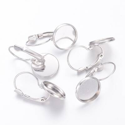 Brass Leverback Earring Findings