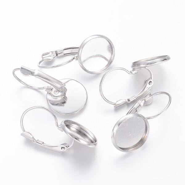 Brass Leverback Earring Findings