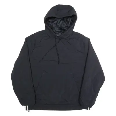 ADIDAS Mens Pullover Jacket Black Hooded S