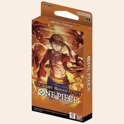 One Piece Treasure Booster Set - 4 Packs and 1 Promo Pulling Cards One Piece non-sports trading